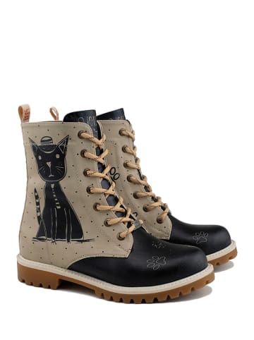 Goby Boots zwart/beige/meerkleurig