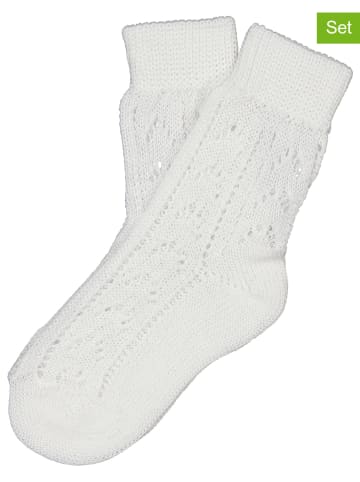 Isartrachten 3er Set: Trachtensocken in Weiß