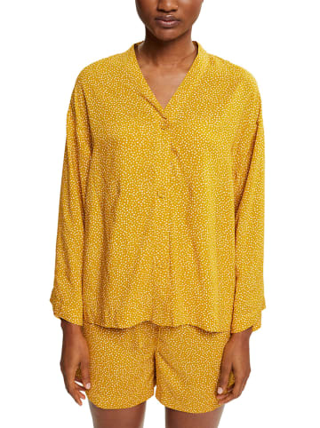 ESPRIT Piżama w kolorze żółtym