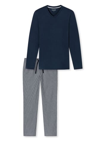 Schiesser Pyjama donkerblauw