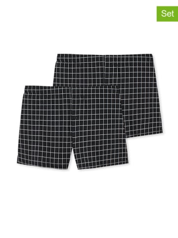 Schiesser 2-delige set: boxershorts zwart