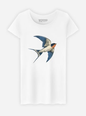 WOOOP Koszulka "Barn Swallow" w kolorze białym