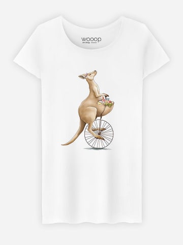 WOOOP Shirt "No basket" in Weiß