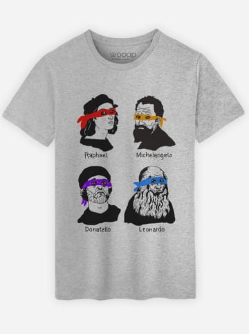 WOOOP Koszulka "The Ninjas" w kolorze szarym