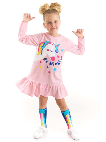 Denokids Sukienka w kolorze jasnoróżowym