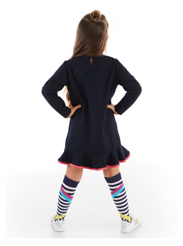 Denokids 2-delige outfit "Eyes" zwart/meerkleurig