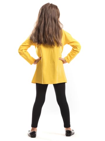 Denokids 2-delige outfit "Bee Yellow" geel/zwart
