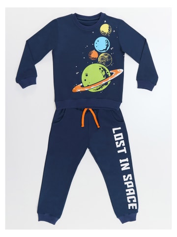 Denokids 2tlg. Outfit "Planets" in Dunkelblau