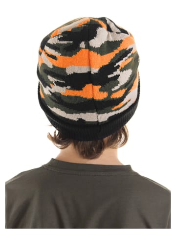 Denokids Mütze in Khaki/ Orange