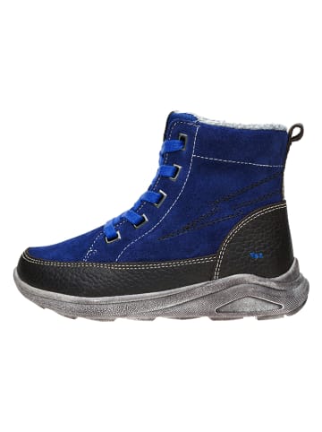 Lamino Leder-Boots in Blau
