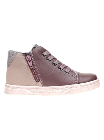 lamino Leder-Sneakers in Rosa