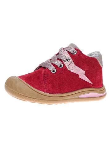 lamino Skórzane sneakersy w kolorze czerwonym