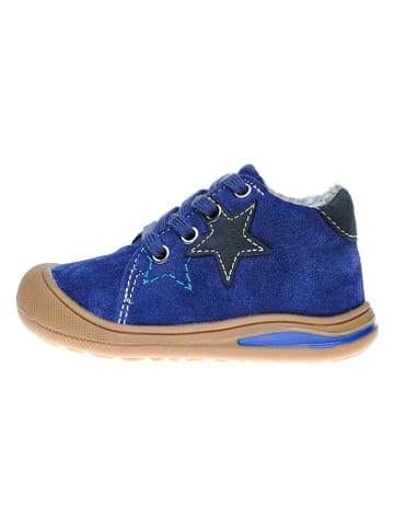 Lamino Leren sneakers blauw