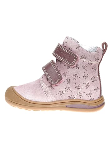 lamino Leder-Winterboots in Rosa