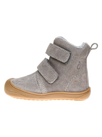 lamino Leren winterboots grijs