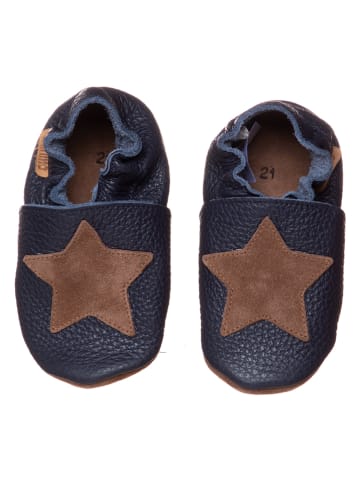 lamino Krabbelschuhe in Dunkelblau