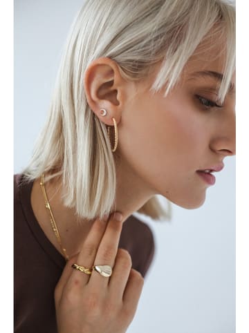 Ania Kruk Vergold. Ohrstecker mit Edelsteinen