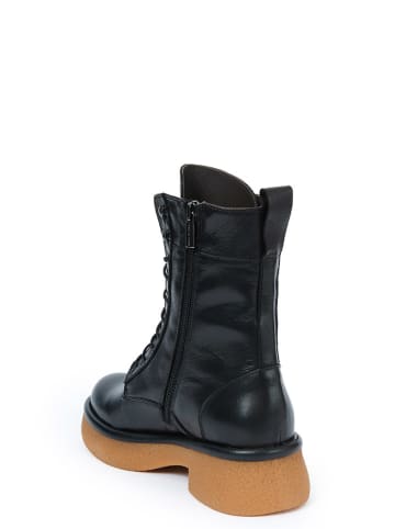 Frank Daniel Leren boots zwart