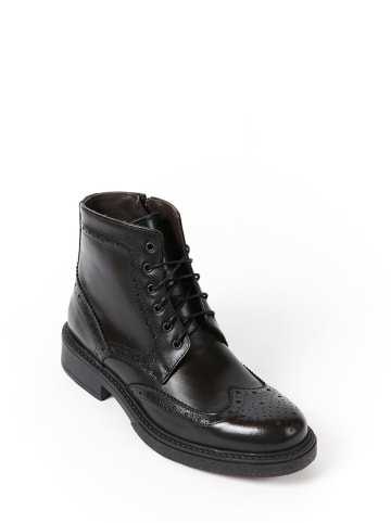 Frank Daniel Leren boots zwart