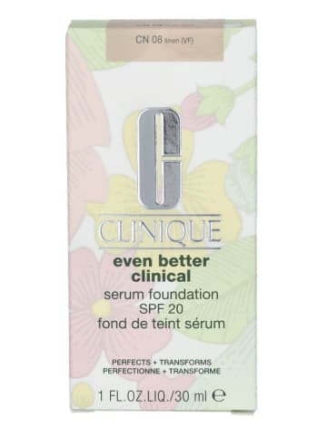 Clinique Serum-foundation "Even Better - 08 linen" - SPF 20, 30 ml