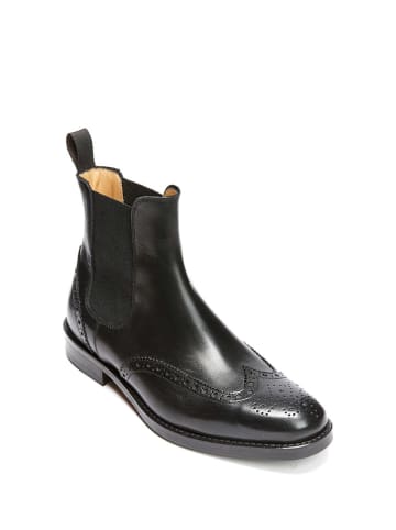 British Passport Leren chelseaboots zwart