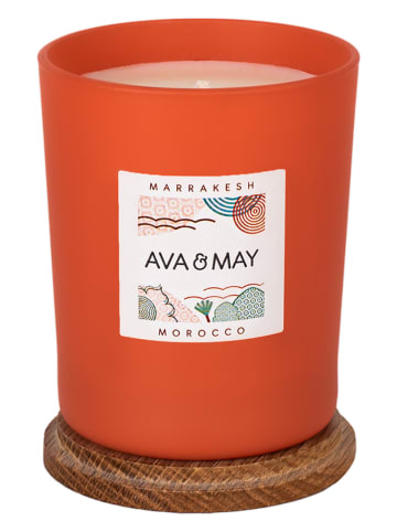 AVA & MAY Duftkerze "Marrakesh" in Orange - 180 g