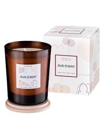 AVA & MAY Duftkerze "Persia" in Braun - 180 g