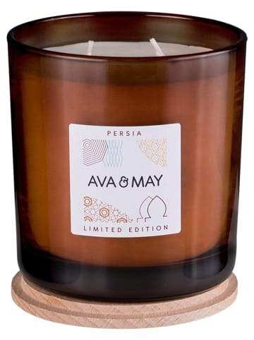 AVA & MAY Duftkerze "Persia" in Braun - 500 g