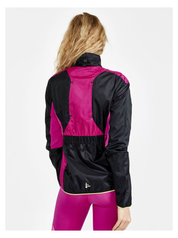 Craft Kurtka "Pro Hypervent" w kolorze czarno-różowym do biegania