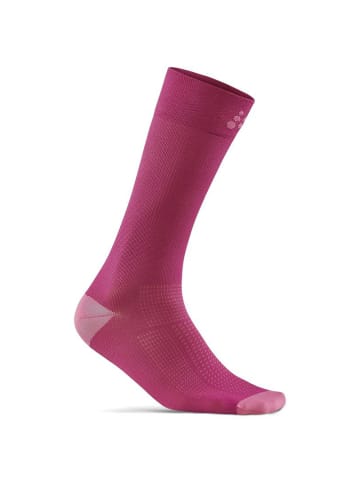 Craft Skarpety kolarskie "Core Endure" w kolorze różowym