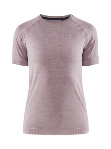 Craft Koszulka sportowa "Core Dry Active" w kolorze szaroróżowym