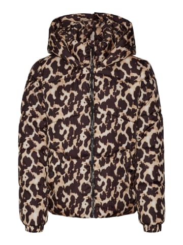 Vero Moda Übergangsjacke "Uppsala" in Dunkelbraun/ Creme