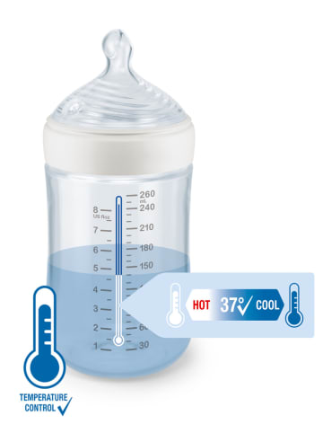 NUK 7tlg. Babyflaschen-Set "Nature Sense Starter" in Transparent