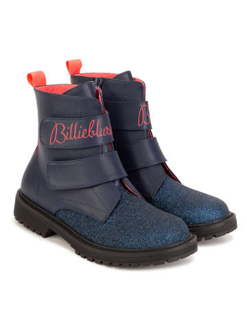 Billieblush Boots in Dunkelblau/ Orange