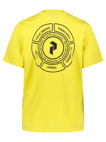 Peak Performance Koszulka "Seasonal" w kolorze żółtym