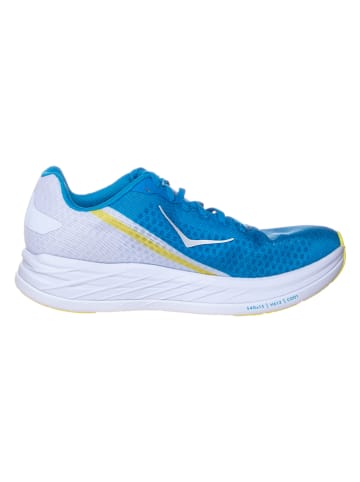 HOKA ONE ONE Buty "Rocket X" w kolorze niebiesko-białym do biegania