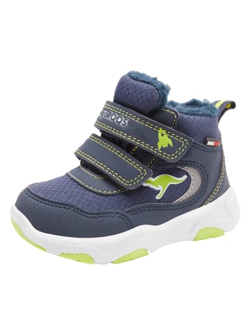 Kangaroos Sneakers "Freezer" donkerblauw/groen