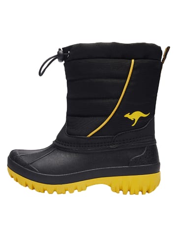 Kangaroos Winterstiefel "Ben" in Schwarz/ Gelb