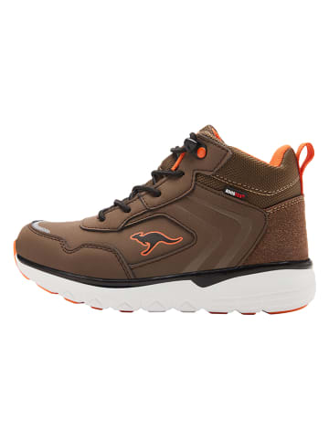 Kangaroos Sneakers "Kimo" bruin/oranje