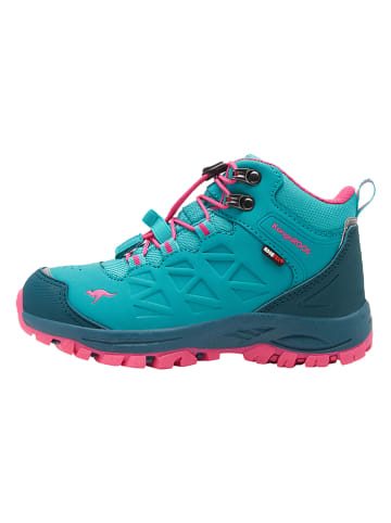 Kangaroos Trekkingschoenen "Para Mid" turquoise/donkerblauw/roze
