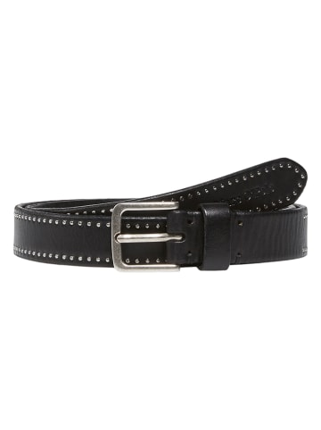 Marc O'Polo Leren riem zwart
