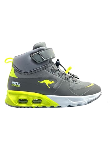 Kangaroos Sneakers "Hydro" grijs/geel