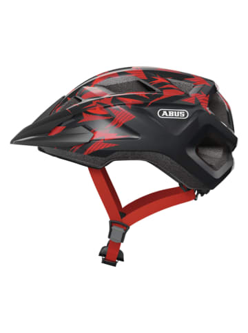 ABUS Kask rowerowy "MountZ" w kolorze czerwono-czarnym