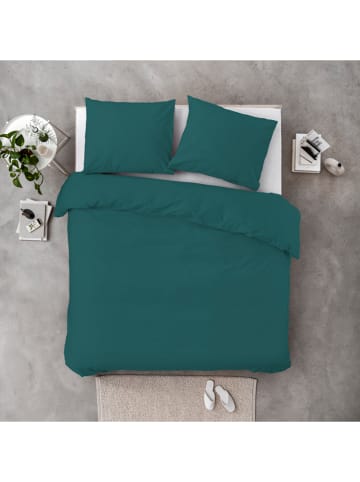 Byrklund Bettwäsche-Set "Go Velvet" in Grün