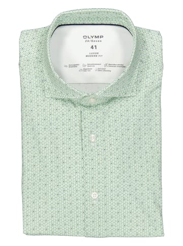OLYMP Koszula - Modern fit - w kolorze zielonym