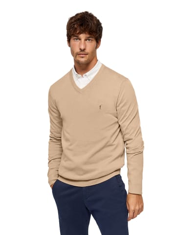 Polo Club Sweter w kolorze beżowym