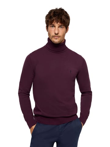 Polo Club Sweter w kolorze ciemnofioletowym