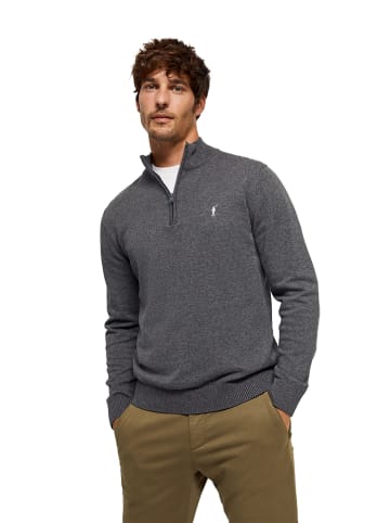 Polo Club Pullover in Anthrazit