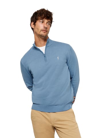Polo Club Sweter w kolorze błękitnym