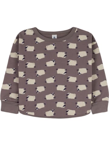 PETIT BATEAU Sweatshirt in Grau